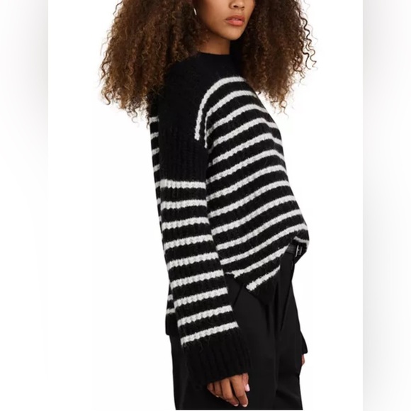 Alex Mill NORMANDIE STRIPE SWEATER XL Alpaca blend - Picture 5 of 9